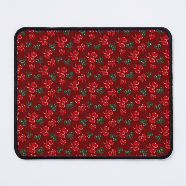 Item preview, Tossed Christmas Bows Red Bow and Green Bow Deep Red designed and sold by JasmineGDesigns.