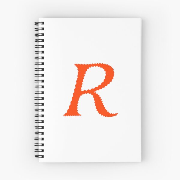Item preview, Electric Orange Letter R – Spiky Script Calligraphy designed and sold by uncoXab.