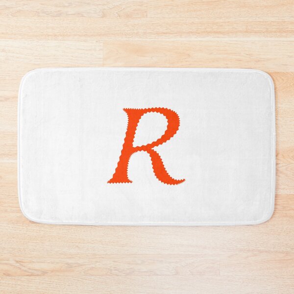 Item preview, Electric Orange Letter R – Spiky Script Calligraphy designed and sold by uncoXab.