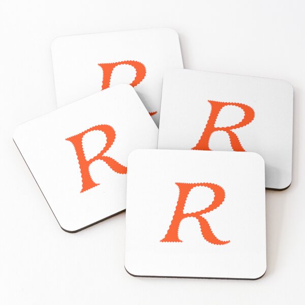 Item preview, Electric Orange Letter R – Spiky Script Calligraphy designed and sold by uncoXab.
