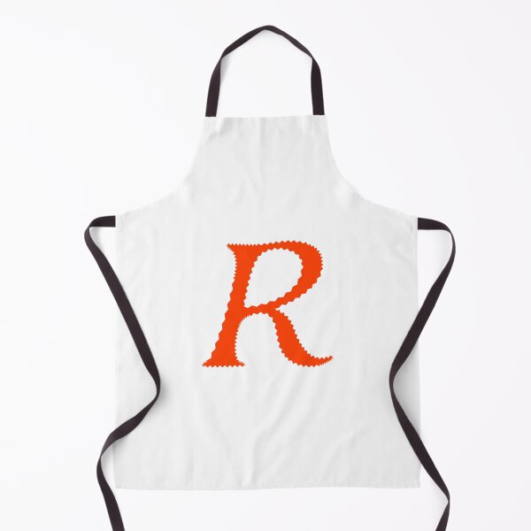 Item preview, Electric Orange Letter R – Spiky Script Calligraphy designed and sold by uncoXab.