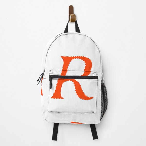 Item preview, Electric Orange Letter R – Spiky Script Calligraphy designed and sold by uncoXab.