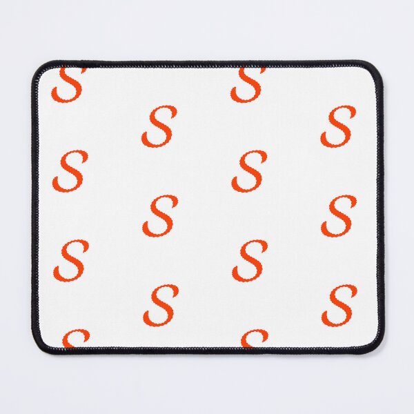 Item preview, Electric Orange Letter S – Spiky Script Calligraphy designed and sold by uncoXab.