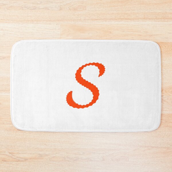 Item preview, Electric Orange Letter S – Spiky Script Calligraphy designed and sold by uncoXab.