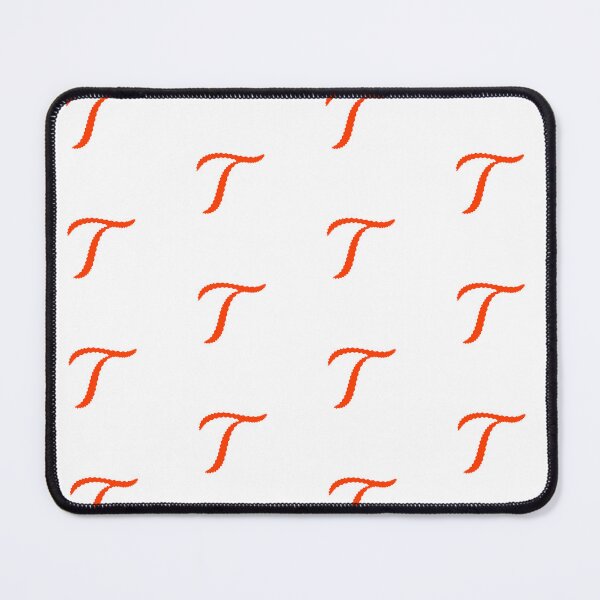 Item preview, Electric Orange Letter T – Spiky Script Calligraphy designed and sold by uncoXab.