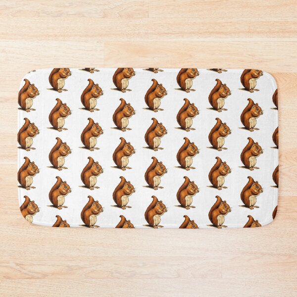 Item preview, Squirrel Eating: Illustration of Red Squirrel designed and sold by JoyfulWhimsy.