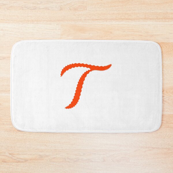 Item preview, Electric Orange Letter T – Spiky Script Calligraphy designed and sold by uncoXab.