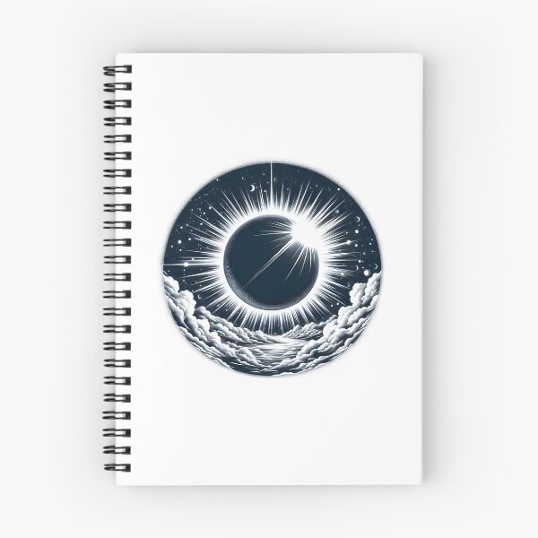 Item preview, Diamond Ring Solar Eclipse Illustration designed and sold by Apex Designs.