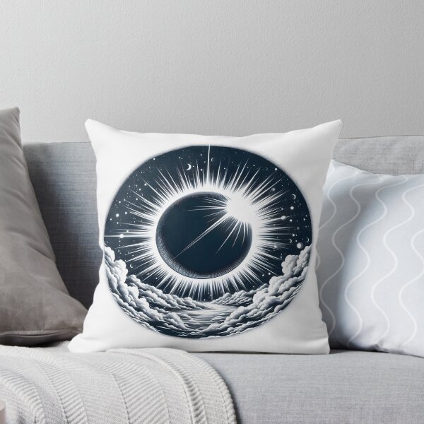Item preview, Diamond Ring Solar Eclipse Illustration designed and sold by Apex Designs.