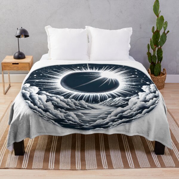 Item preview, Diamond Ring Solar Eclipse Illustration designed and sold by Apex Designs.
