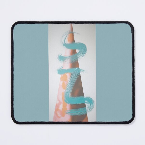 Item preview, Abstract Teal Swirl Cone Art designed and sold by Eduardo Williams.