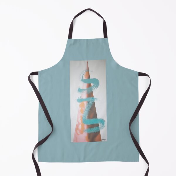 Item preview, Abstract Teal Swirl Cone Art designed and sold by Eduardo Williams.