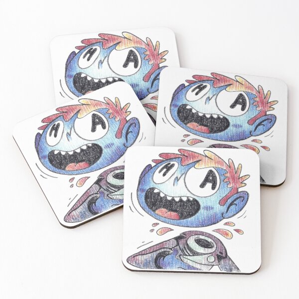 Item preview, Screaming Cartoon Head with “HA” Eyes designed and sold by Briyaarts.