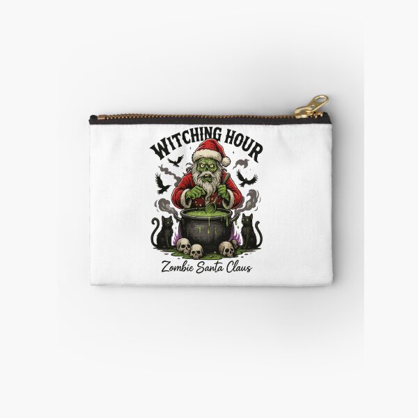 Item preview, Zombie Santa Claus Witching Hour – Creepy Christmas & Halloween Mashup T-Shirt designed and sold by Trendora Studio.