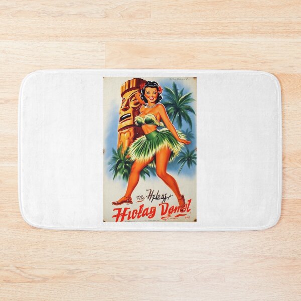 Item preview, Hula Dancer and Tiki Statue designed and sold by IanBakerToons.