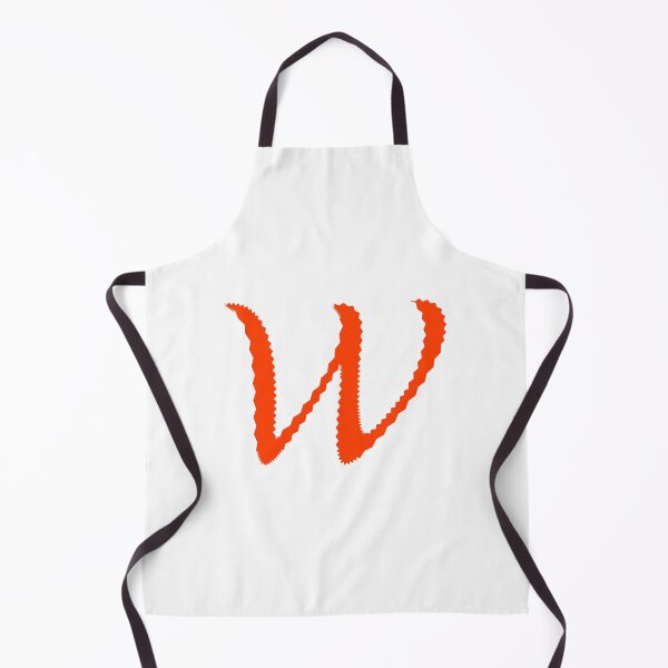 Item preview, Electric Orange Letter W – Spiky Script Calligraphy designed and sold by uncoXab.