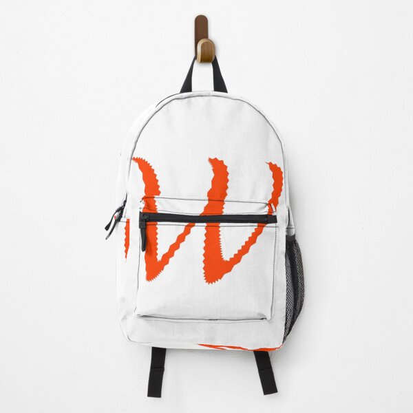 Item preview, Electric Orange Letter W – Spiky Script Calligraphy designed and sold by uncoXab.