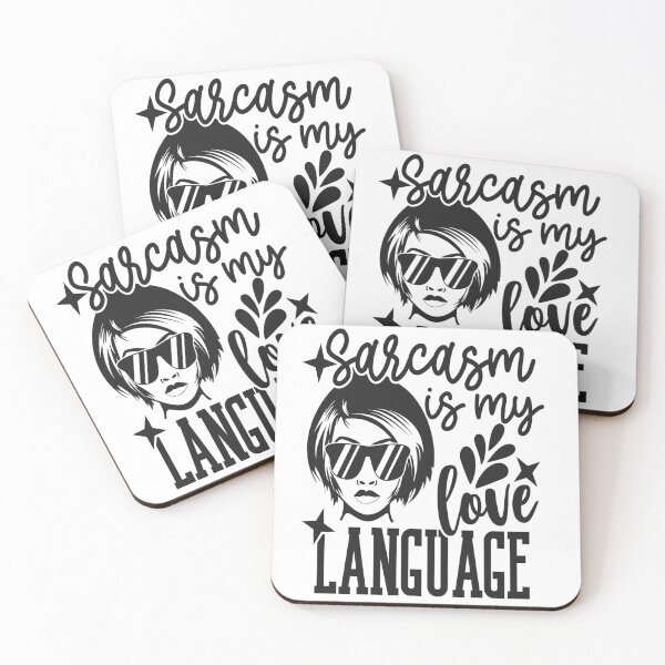 Item preview, Sarcasm Is My Love Language – Funny Quote T-Shirt designed and sold by AgnieszkaTees.