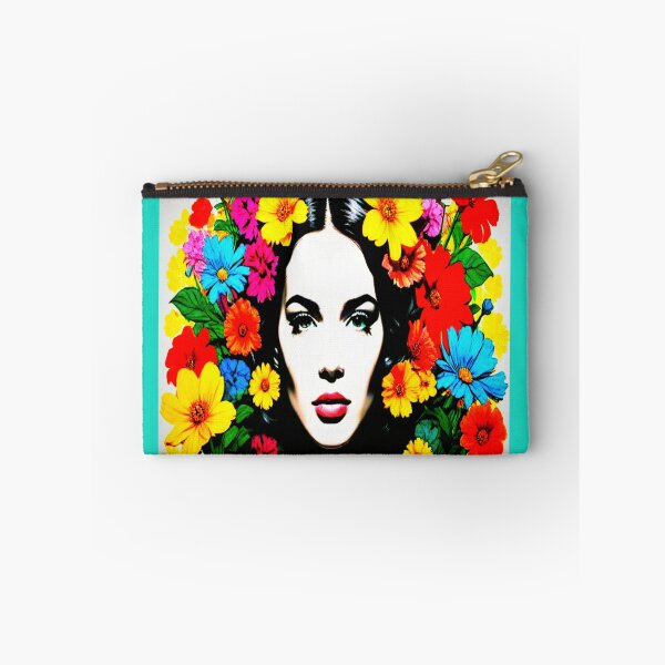 Item preview, Hippie Girl with flowers in her hair ( HIPPIE MOVIMENT 2025/2028 ) designed and sold by ROAD TRIPPING.