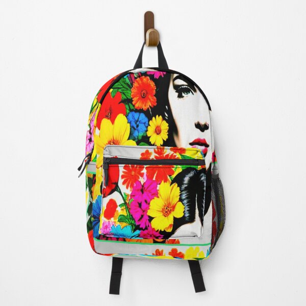 Item preview, Hippie Girl with flowers in her hair ( HIPPIE MOVIMENT 2025/2028 ) designed and sold by ROAD TRIPPING.