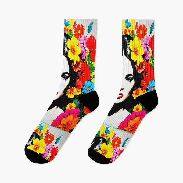 Item preview, Hippie Girl with flowers in her hair ( HIPPIE MOVIMENT 2025/2028 ) designed and sold by ROAD TRIPPING.
