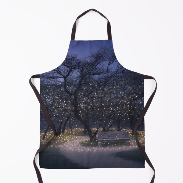Item preview, Magical Night Forest With Glowing Fireflies – Dreamy Fantasy Scene designed and sold by VividOrganica.