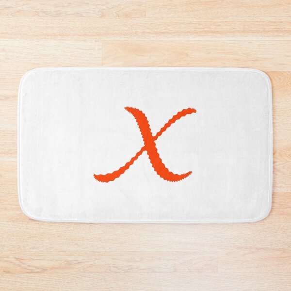 Item preview, Electric Orange Letter X – Spiky Script Calligraphy designed and sold by uncoXab.