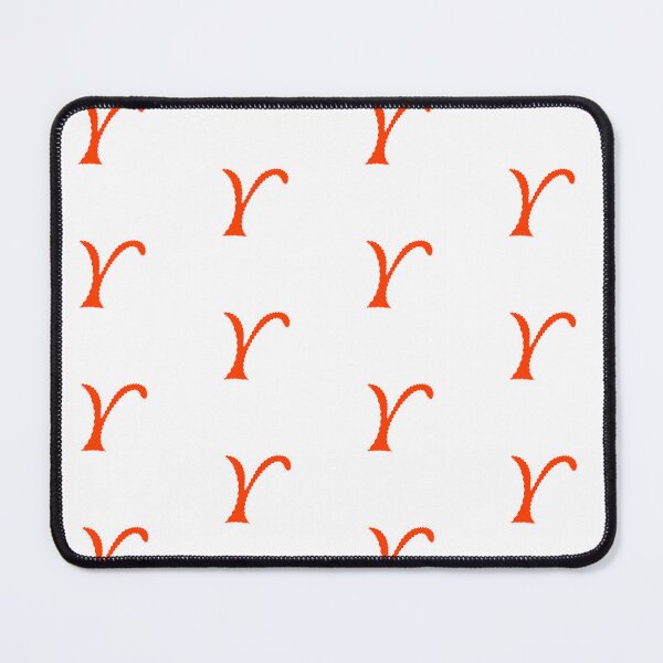 Item preview, Electric Orange Letter Y – Spiky Script Calligraphy designed and sold by uncoXab.