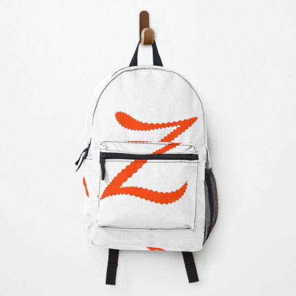 Item preview, Electric Orange Letter Z – Spiky Script Calligraphy designed and sold by uncoXab.