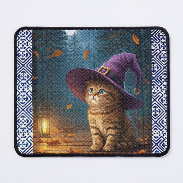 Item preview, Tribal Whiskers in Moonlit Glow – Halloween Cat Magic designed and sold by PimTribe.