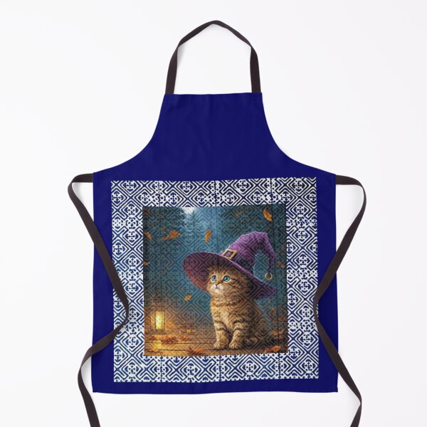 Item preview, Tribal Whiskers in Moonlit Glow – Halloween Cat Magic designed and sold by PimTribe.