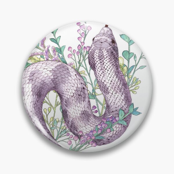 Item preview, Floral Lavender Hognose Snake designed and sold by Lumiscuro.