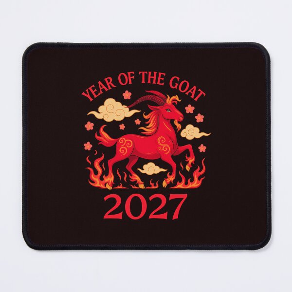 Item preview, Year Of The Goat 2027: Chinese Zodiac Lunar New Year Art designed and sold by elynne9.