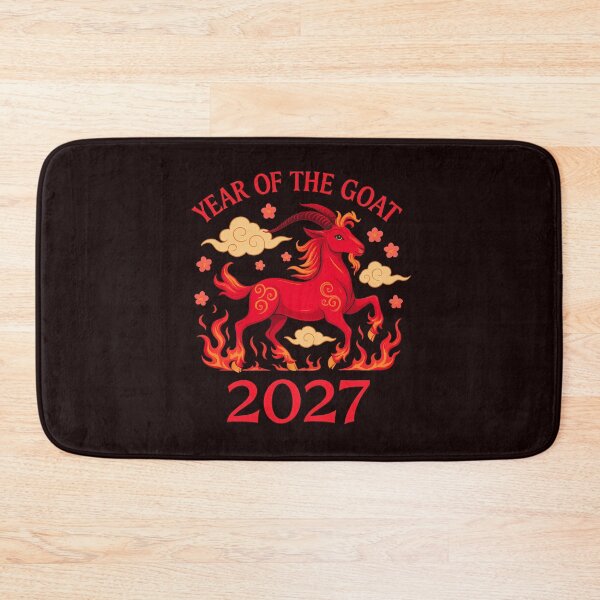 Item preview, Year Of The Goat 2027: Chinese Zodiac Lunar New Year Art designed and sold by elynne9.