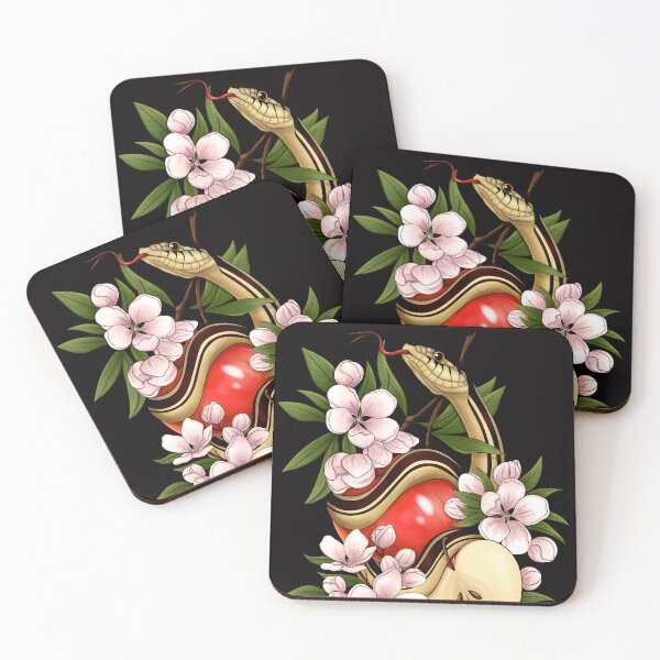 Item preview, Garter Snake, Apples, and Blooms designed and sold by Lumiscuro.