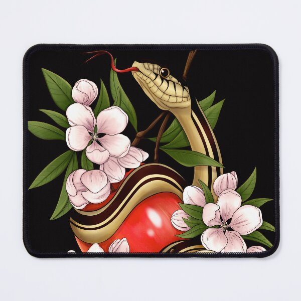 Item preview, Garter Snake, Apples, and Blooms designed and sold by Lumiscuro.