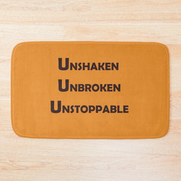 Item preview, Unshaken, Unbroken, Unstoppable – Powerful Resilience Quote Design designed and sold by ArtNestVerse.