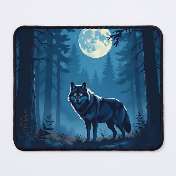 Item preview, Wolf in the forest designed and sold by yosmosverse .