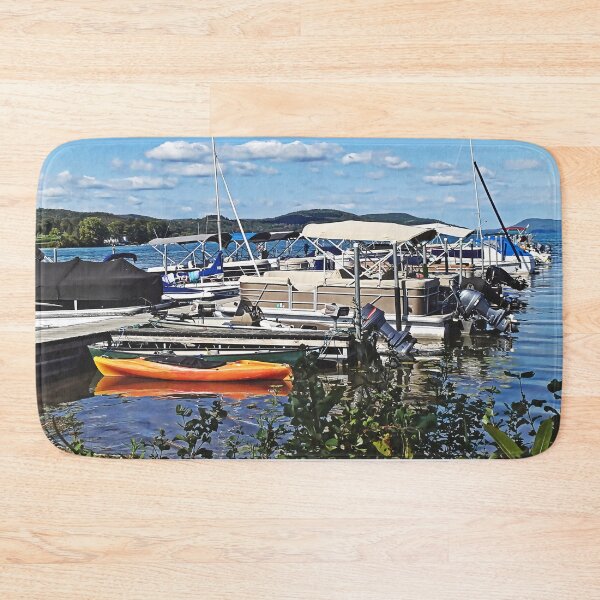Item preview, Cooperstown NY - Marina At Lake Front Park designed and sold by Susan Savad.
