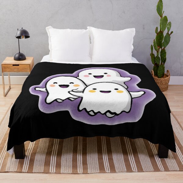 Item preview, Three cute ghosts – Kawaii Halloween design designed and sold by Meiersbeste.