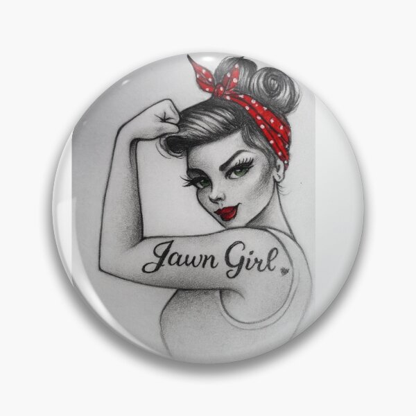 Item preview, Jawn Girl Rosie the Riveter Pin-Up – Philly Empowerment Art designed and sold by SpeedyJawn.