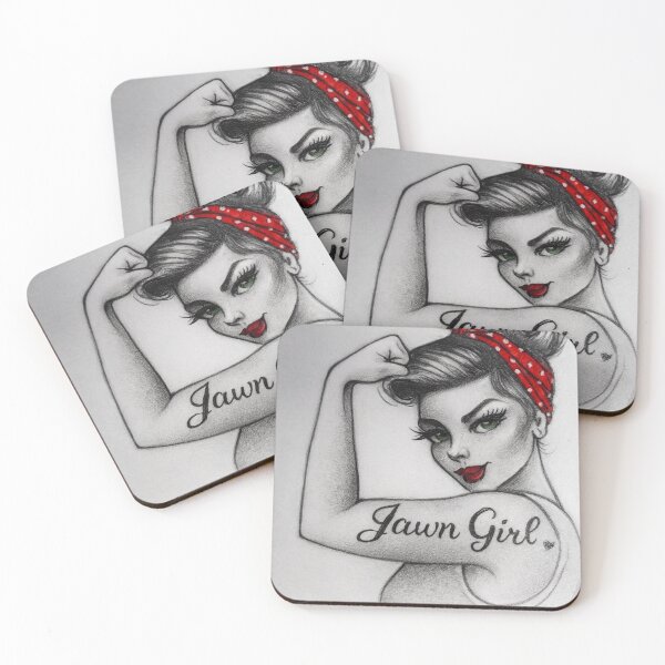 Item preview, Jawn Girl Rosie the Riveter Pin-Up – Philly Empowerment Art designed and sold by SpeedyJawn.
