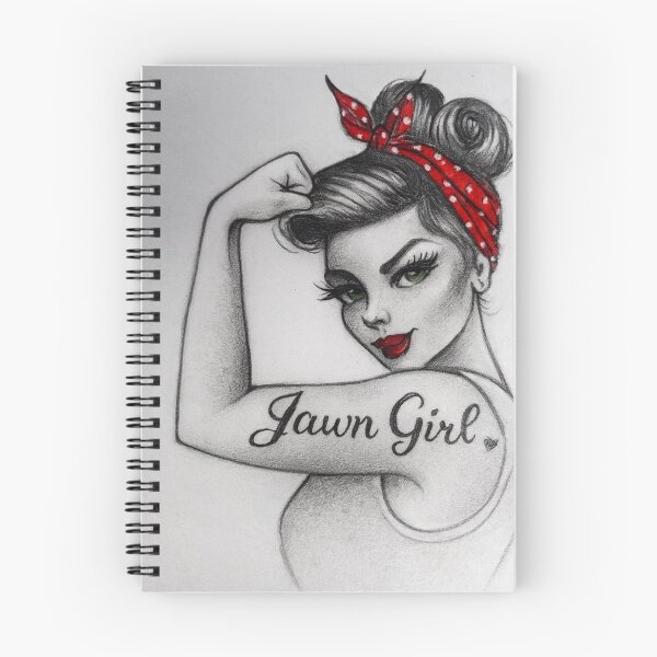 Item preview, Jawn Girl Rosie the Riveter Pin-Up – Philly Empowerment Art designed and sold by SpeedyJawn.