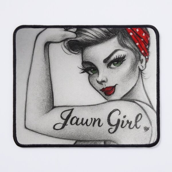 Item preview, Jawn Girl Rosie the Riveter Pin-Up – Philly Empowerment Art designed and sold by SpeedyJawn.