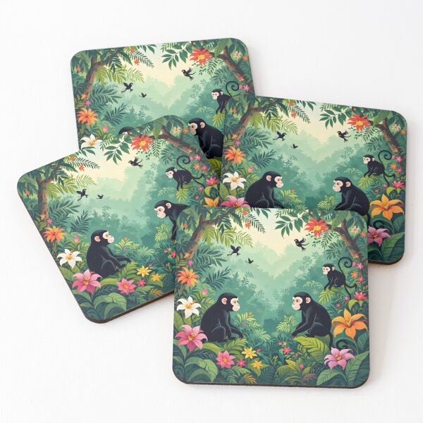 Item preview, monkeys in the forest  designed and sold by yosmosverse .