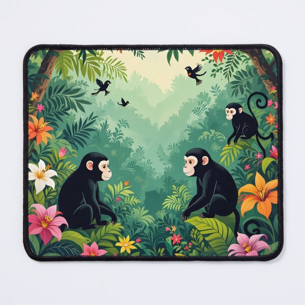 Item preview, monkeys in the forest  designed and sold by yosmosverse .