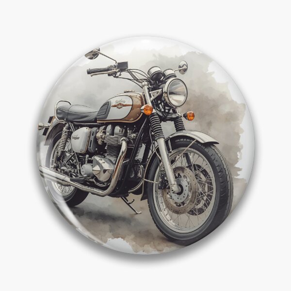 Item preview, Minimalist Motorcycle – Artistic Design in Neutral Tones designed and sold by Trait de Lune.