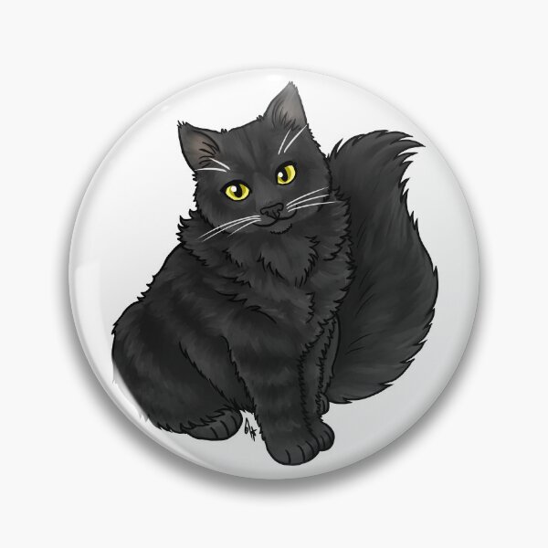 Item preview, Cat - Cherubim - Black designed and sold by Jennifer Stolzer.