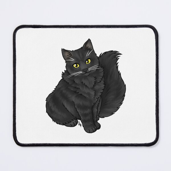 Item preview, Cat - Cherubim - Black designed and sold by Jennifer Stolzer.