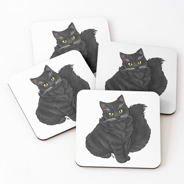 Item preview, Cat - Cherubim - Black designed and sold by Jennifer Stolzer.